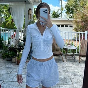 Urban outfitters tight white long sleeve